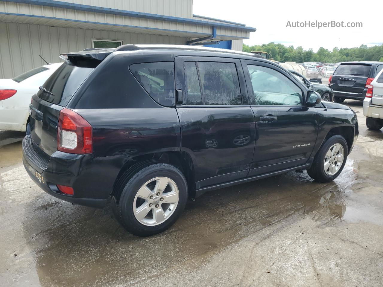 2014 Jeep Compass Sport Black vin: 1C4NJCBA9ED800998