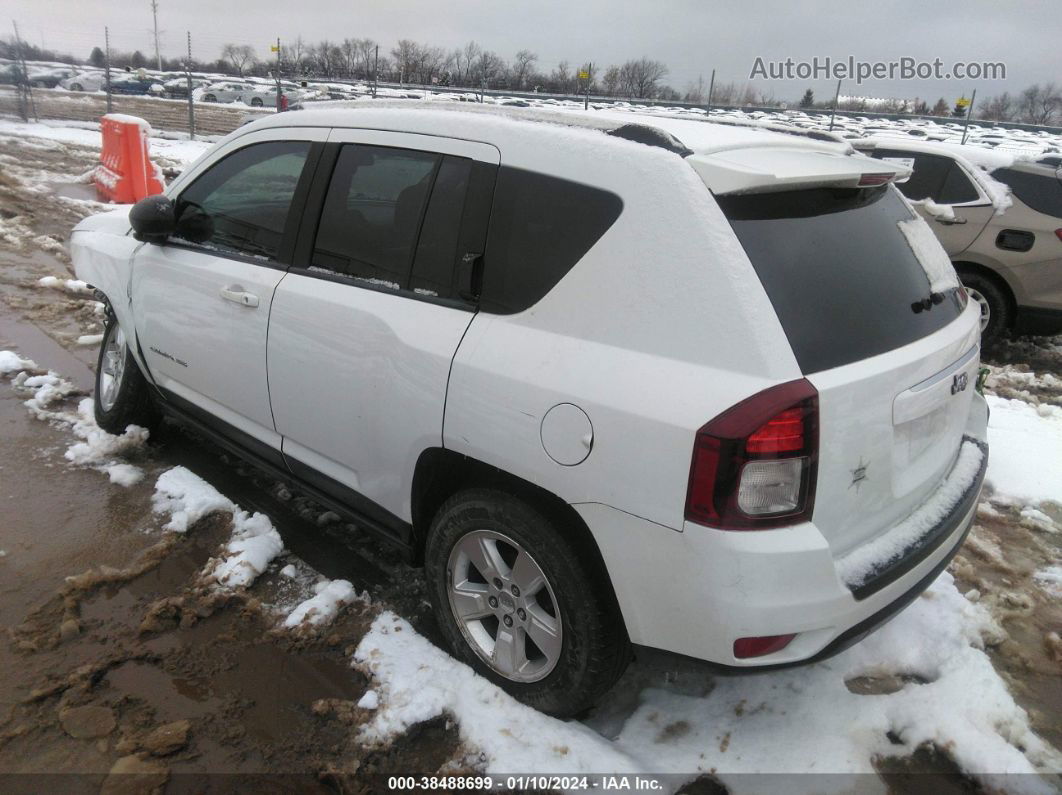 2014 Jeep Compass Sport White vin: 1C4NJCBA9ED882716