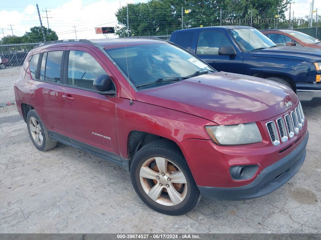 2016 Jeep Compass Sport Red vin: 1C4NJCBA9GD569152