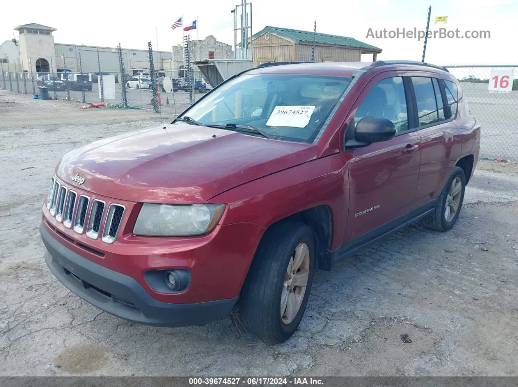 2016 Jeep Compass Sport Red vin: 1C4NJCBA9GD569152