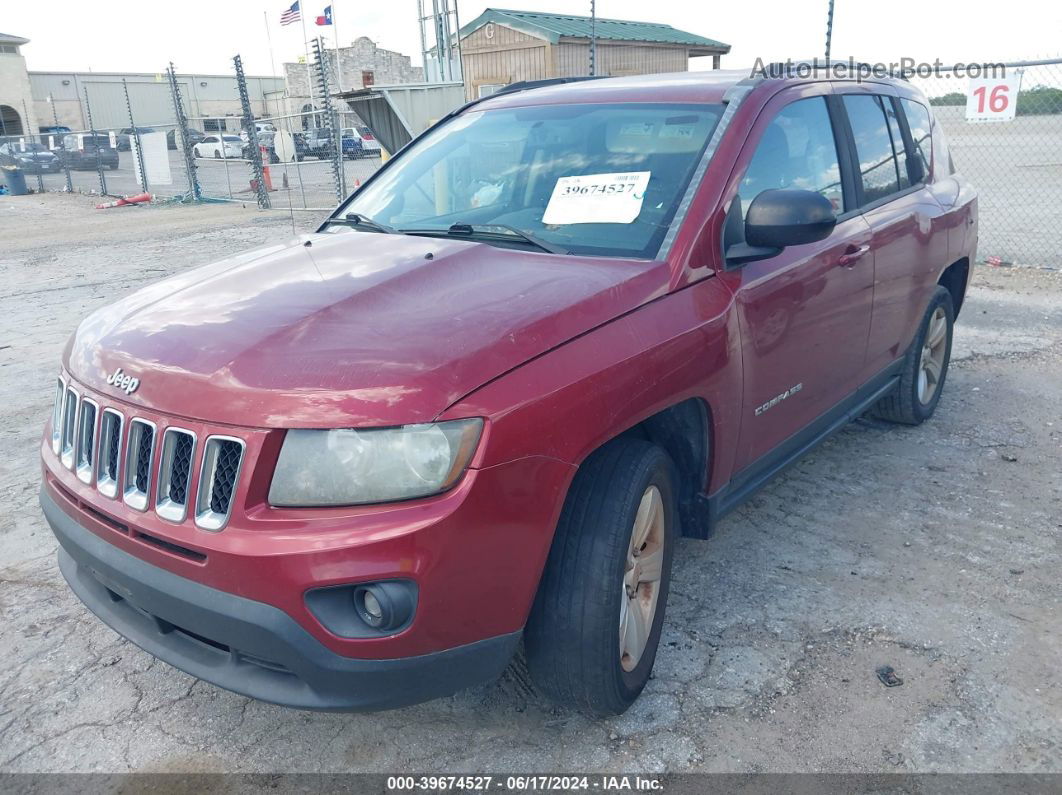 2016 Jeep Compass Sport Red vin: 1C4NJCBA9GD569152