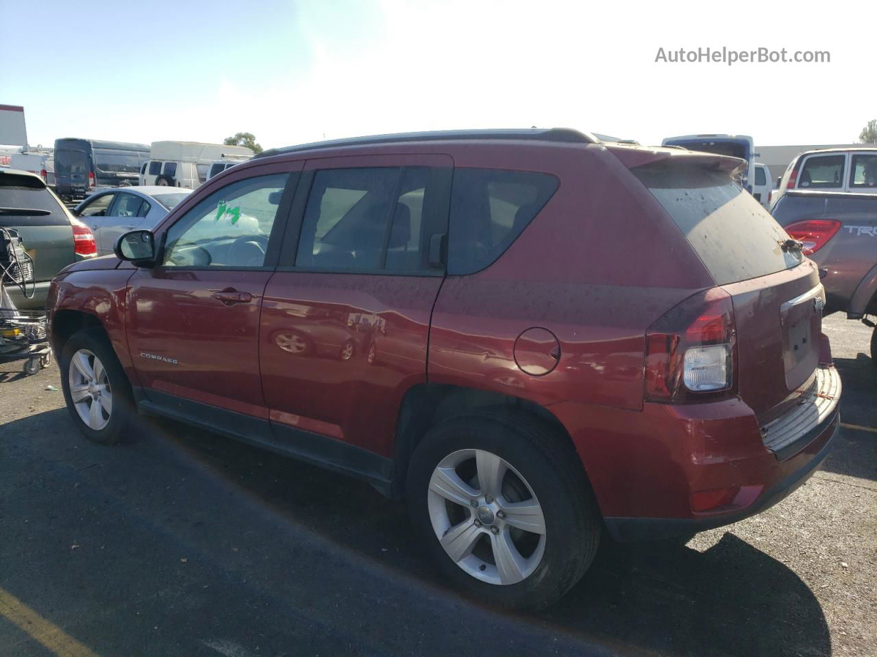 2016 Jeep Compass Sport Красный vin: 1C4NJCBA9GD681546