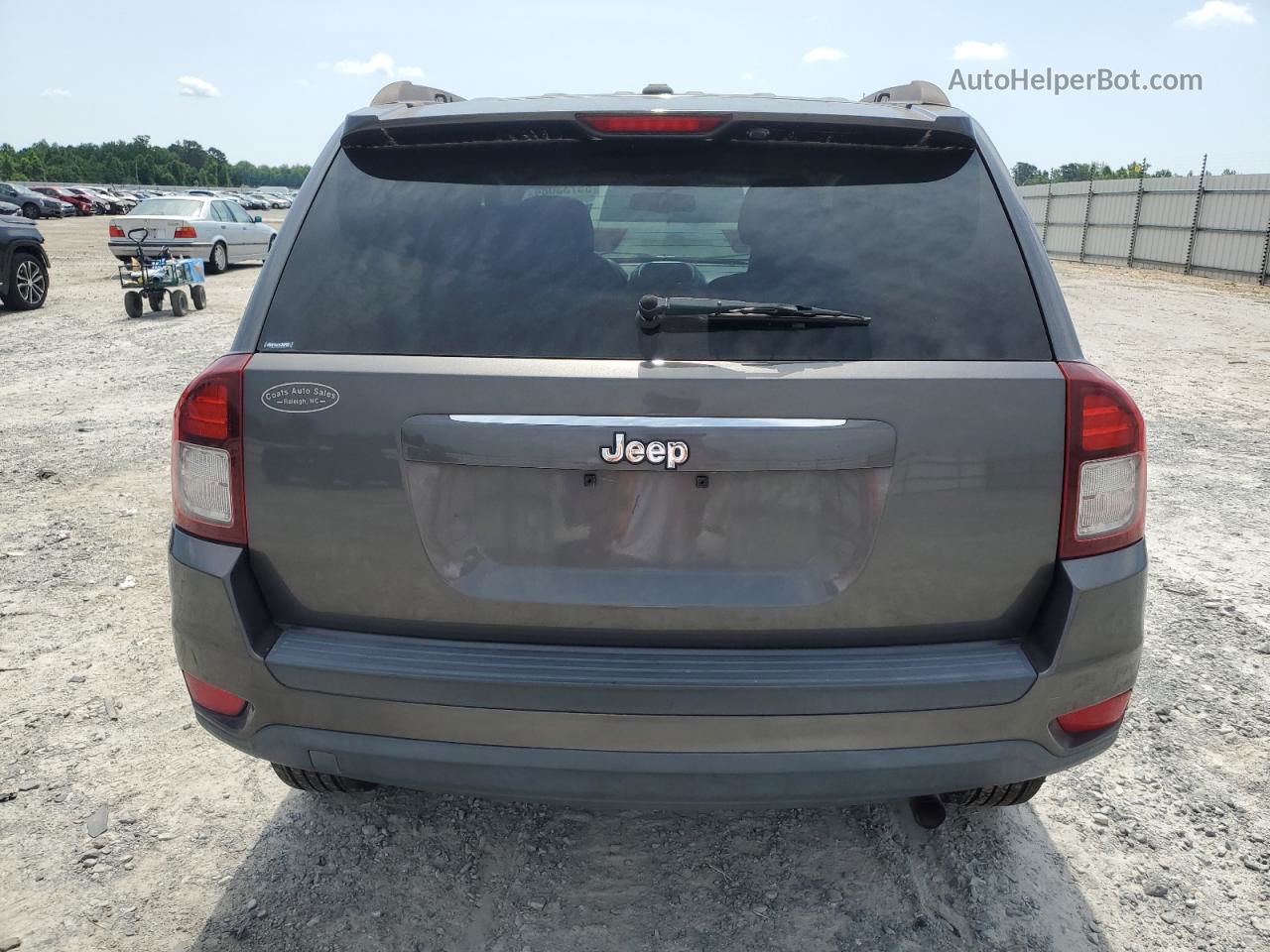 2016 Jeep Compass Sport Gray vin: 1C4NJCBA9GD753488