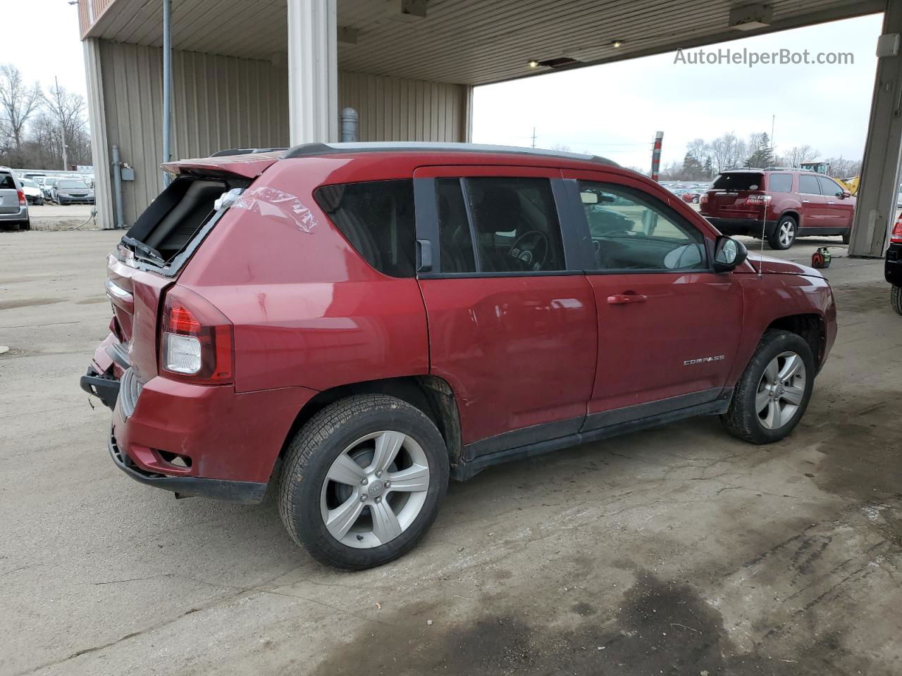 2016 Jeep Compass Sport Красный vin: 1C4NJCBA9GD760344