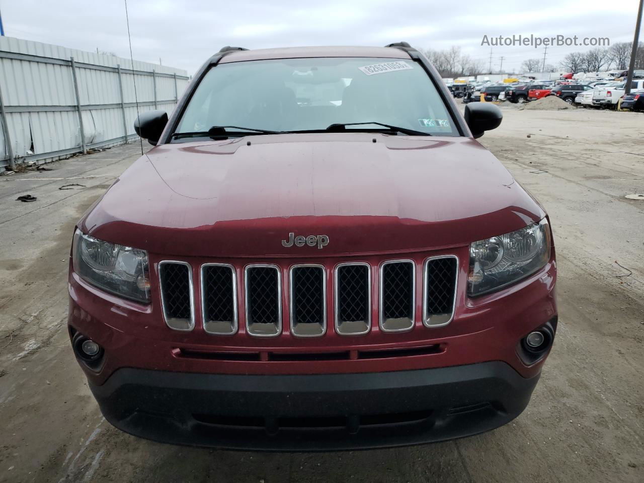 2016 Jeep Compass Sport Red vin: 1C4NJCBA9GD760344