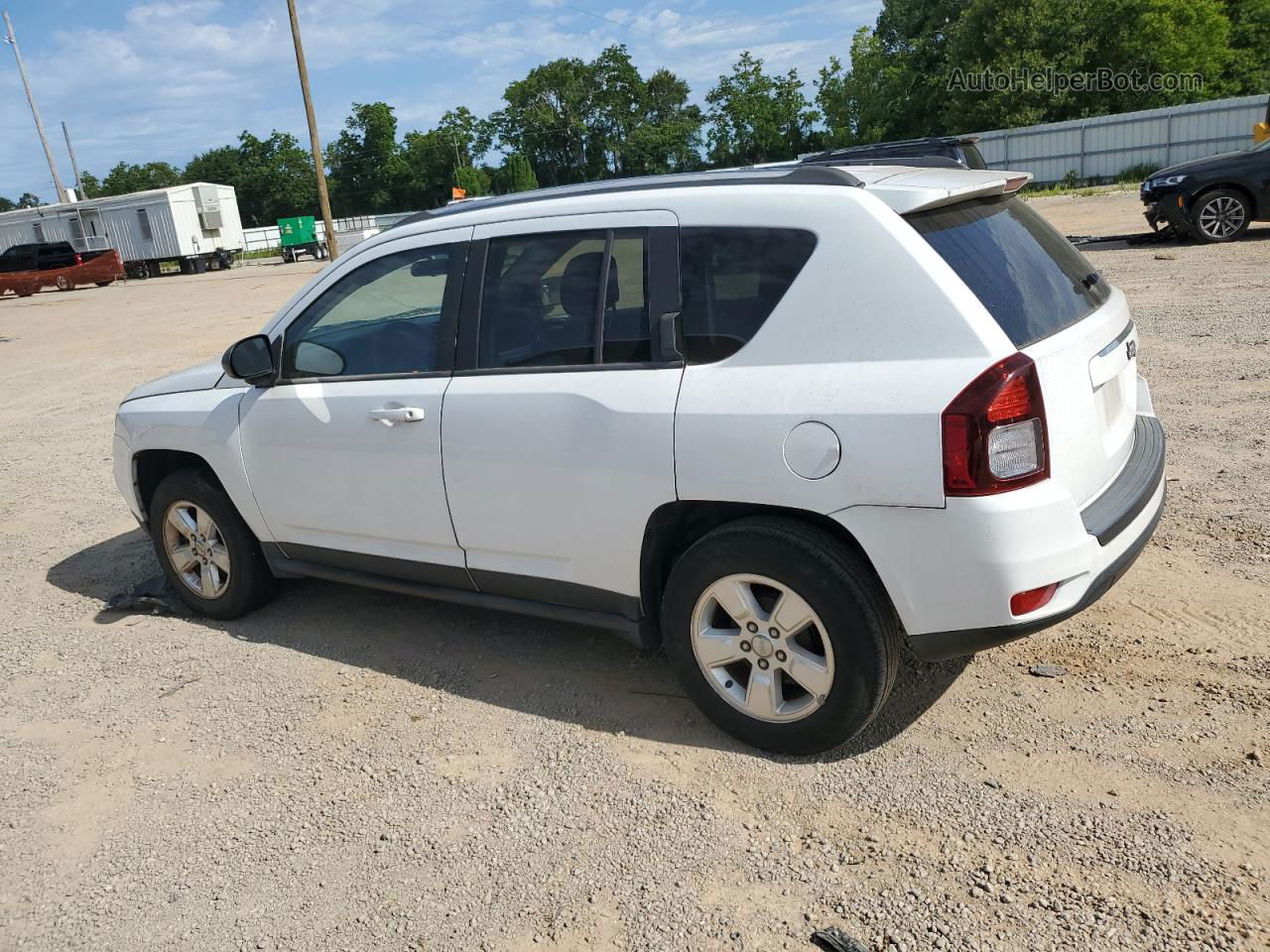 2014 Jeep Compass Sport Белый vin: 1C4NJCBAXED618663