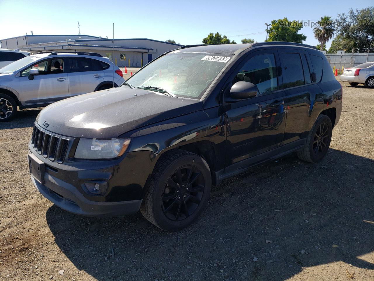 2014 Jeep Compass Sport Black vin: 1C4NJCBAXED666504