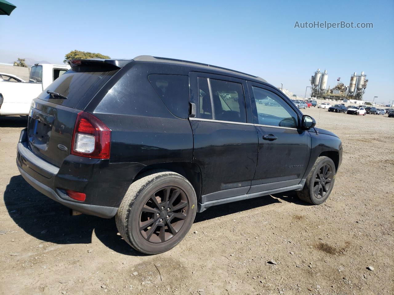 2014 Jeep Compass Sport Black vin: 1C4NJCBAXED666504