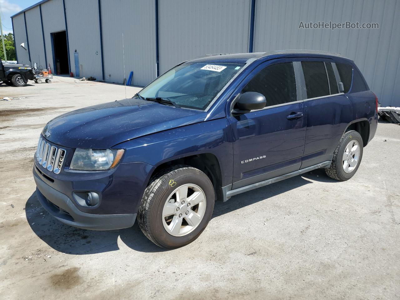 2014 Jeep Compass Sport Blue vin: 1C4NJCBAXED720514