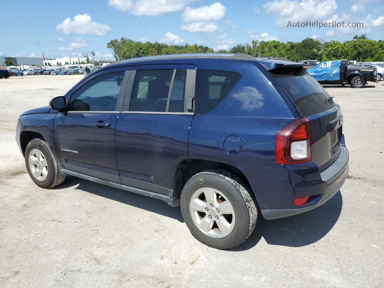 2014 Jeep Compass Sport Blue vin: 1C4NJCBAXED720514