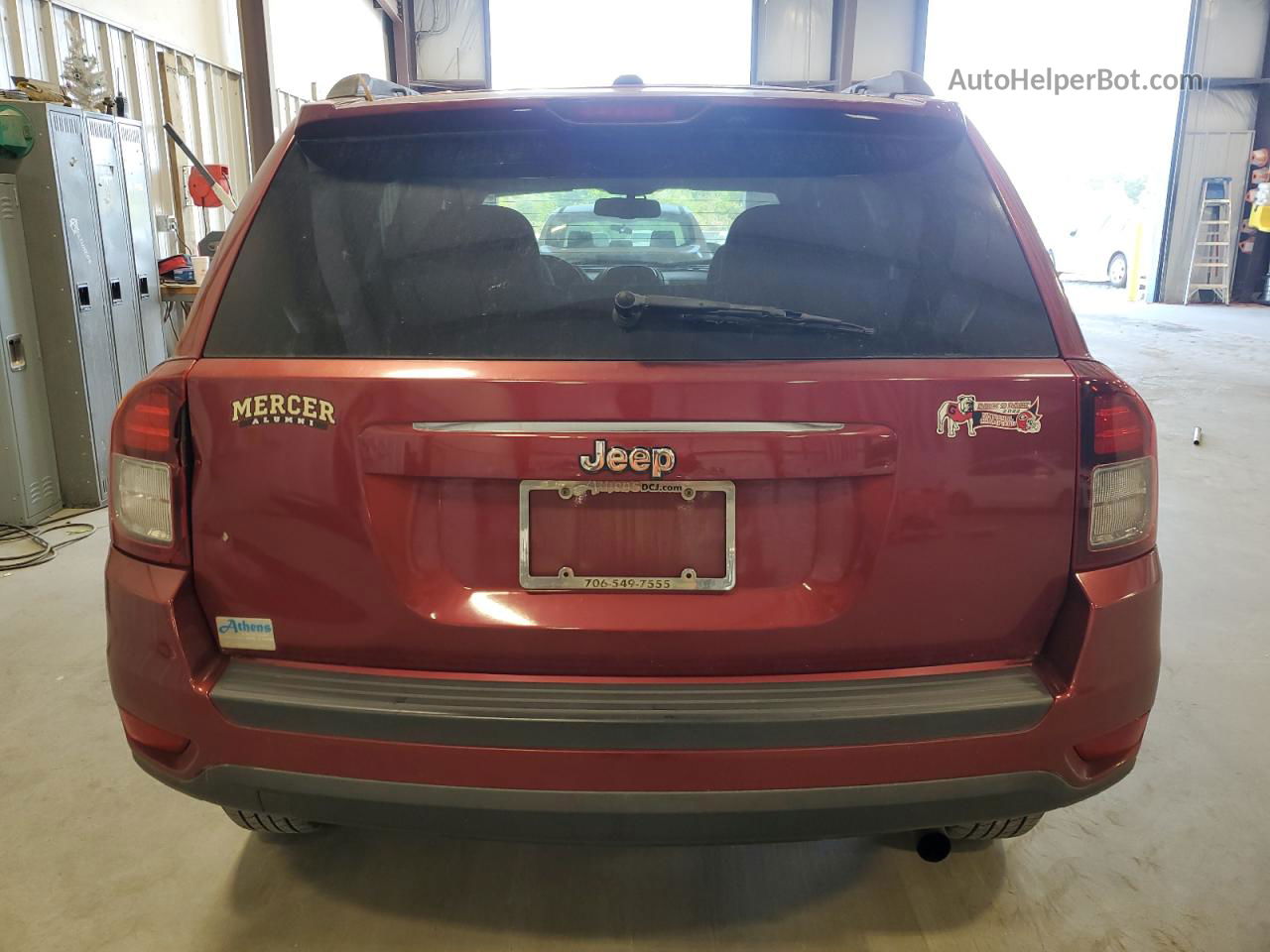 2016 Jeep Compass Sport Red vin: 1C4NJCBAXGD524530