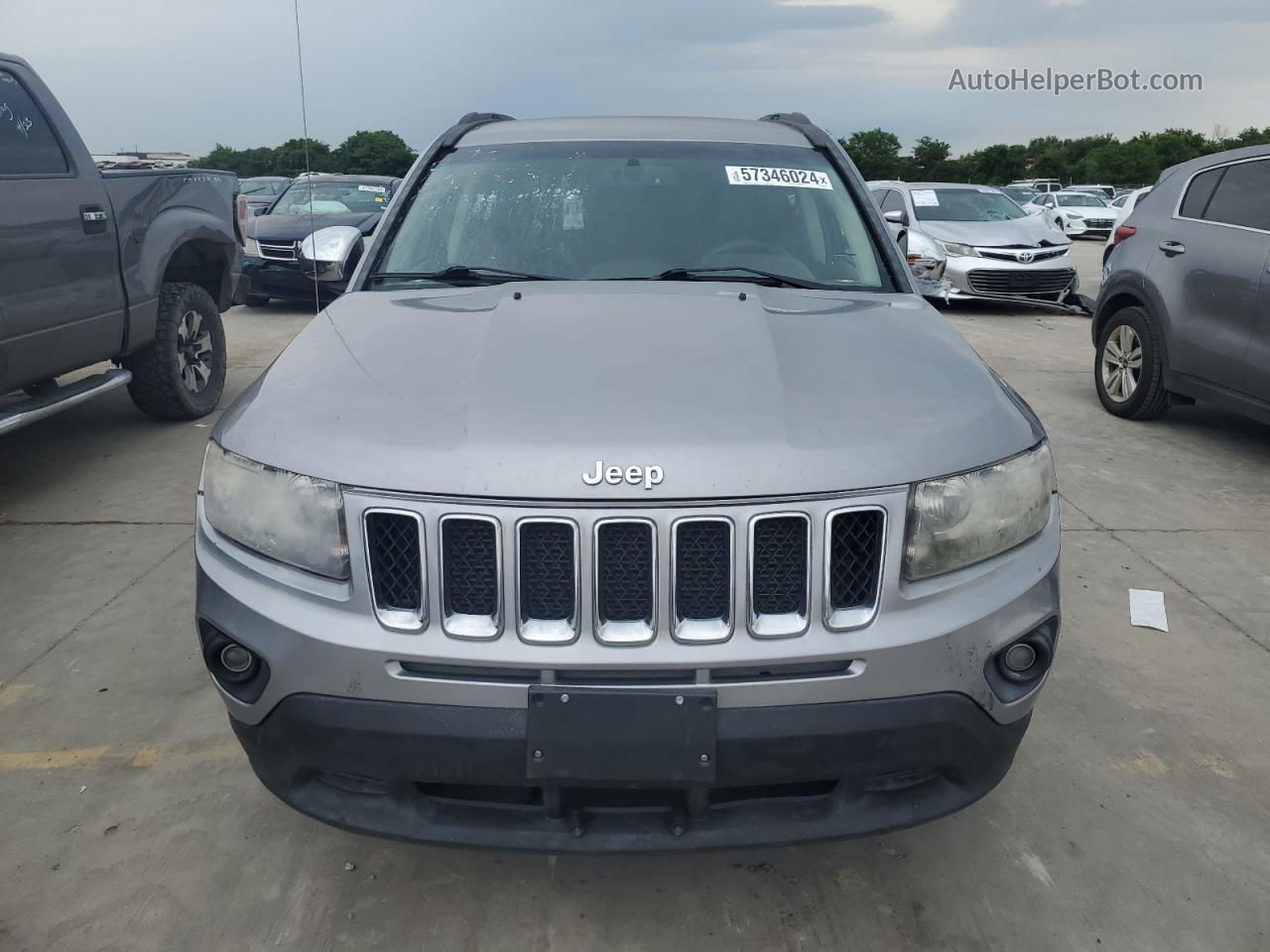 2016 Jeep Compass Sport Gray vin: 1C4NJCBAXGD640990