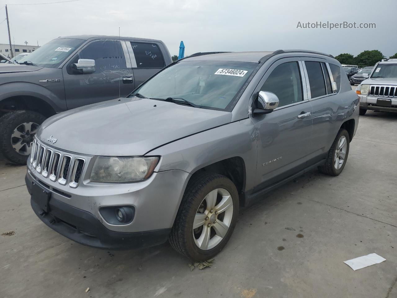 2016 Jeep Compass Sport Серый vin: 1C4NJCBAXGD640990