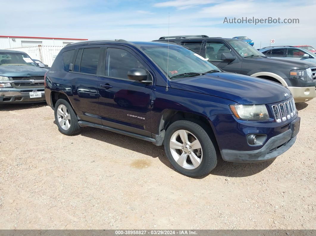 2016 Jeep Compass Sport Blue vin: 1C4NJCBAXGD664979