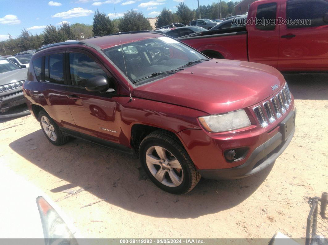 2013 Jeep Compass Sport Red vin: 1C4NJCBB0DD283470