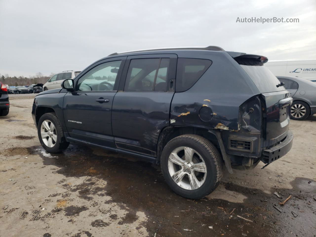 2014 Jeep Compass Sport Gray vin: 1C4NJCBB1ED893802