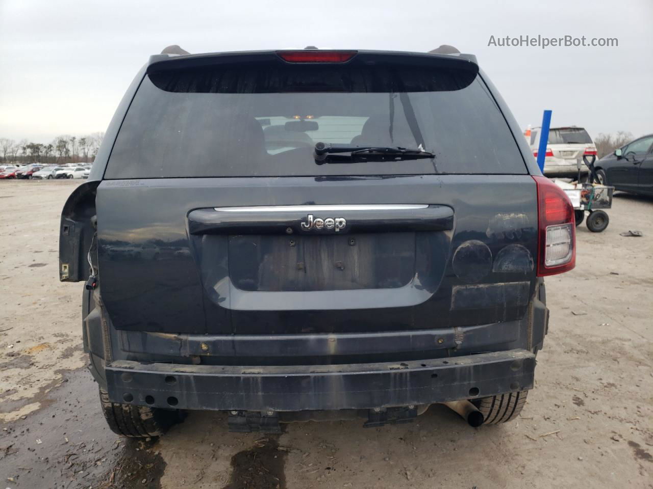 2014 Jeep Compass Sport Gray vin: 1C4NJCBB1ED893802