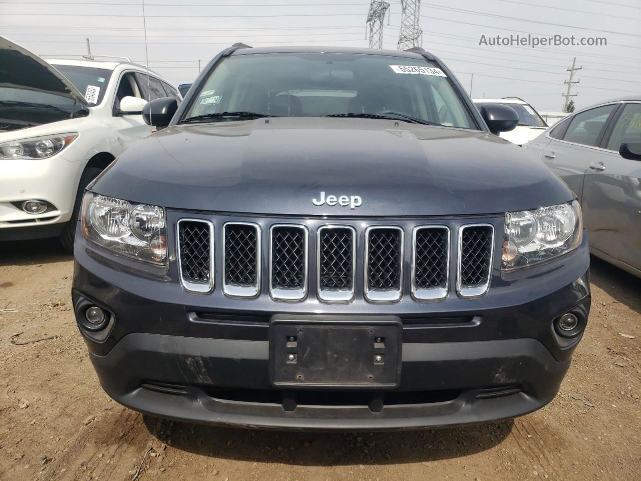 2014 Jeep Compass Sport Black vin: 1C4NJCBB2ED893033