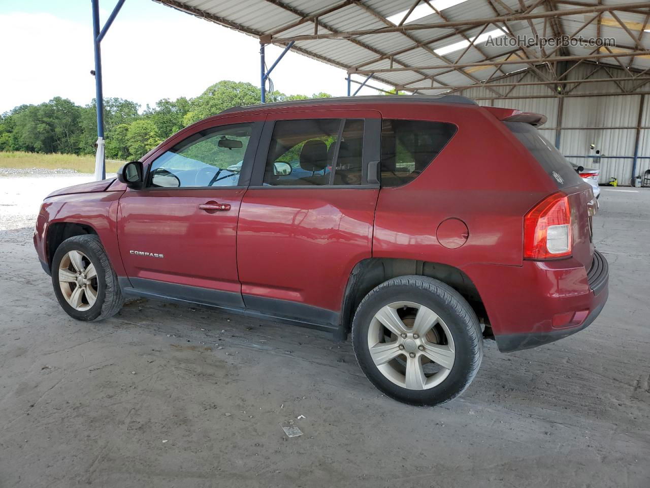 2013 Jeep Compass Sport Красный vin: 1C4NJCBB3DD205328