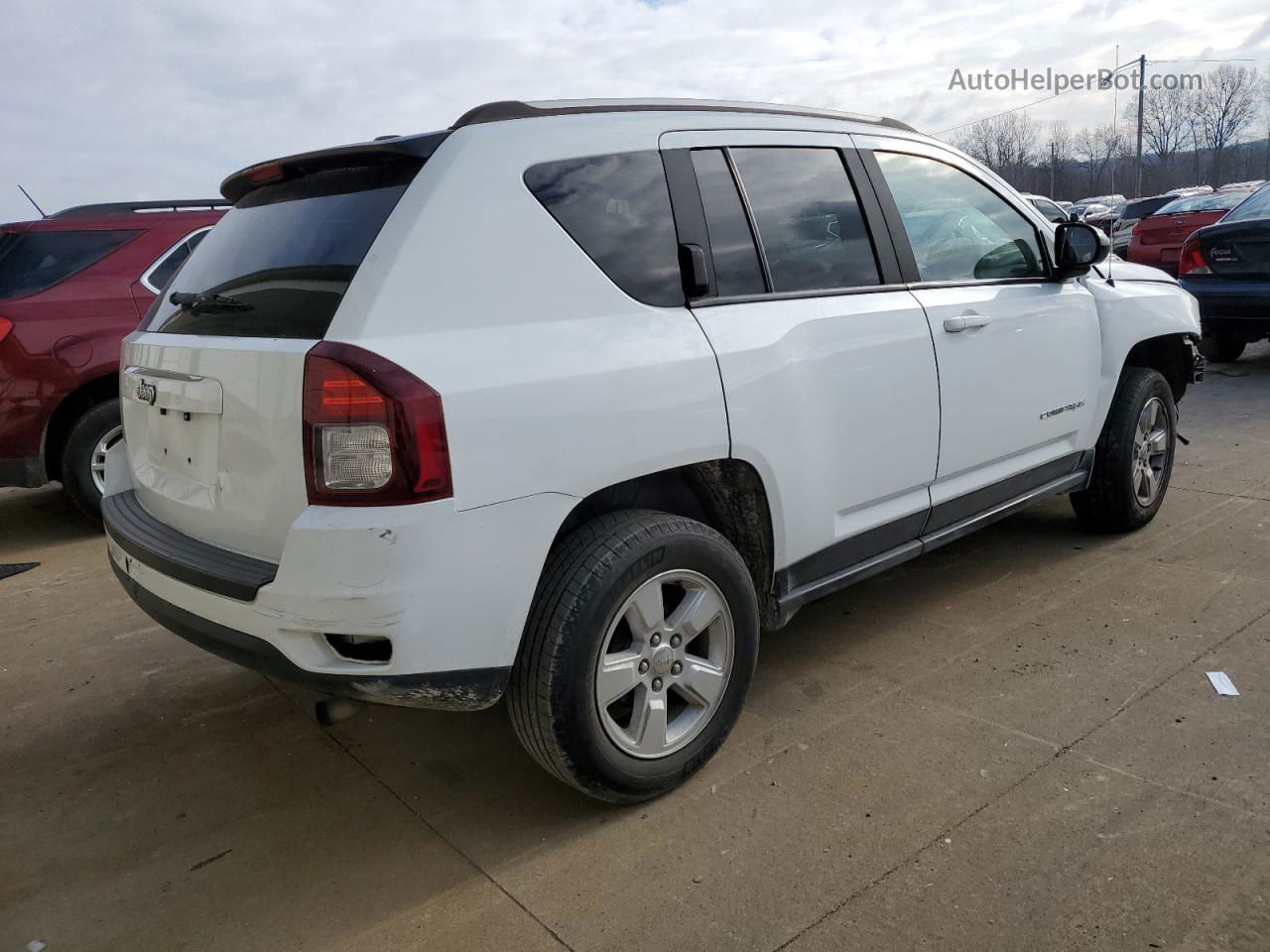 2016 Jeep Compass Sport White vin: 1C4NJCBB3GD562870