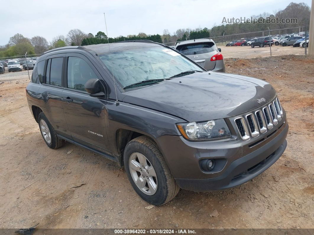 2016 Jeep Compass Sport Gray vin: 1C4NJCBB3GD576025