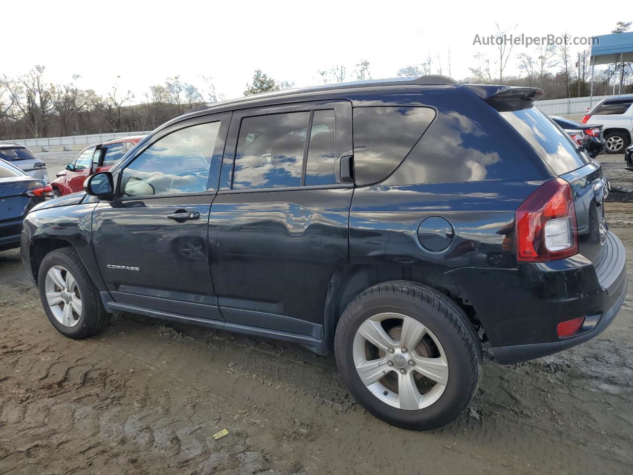 2014 Jeep Compass Sport Черный vin: 1C4NJCBB5ED865517