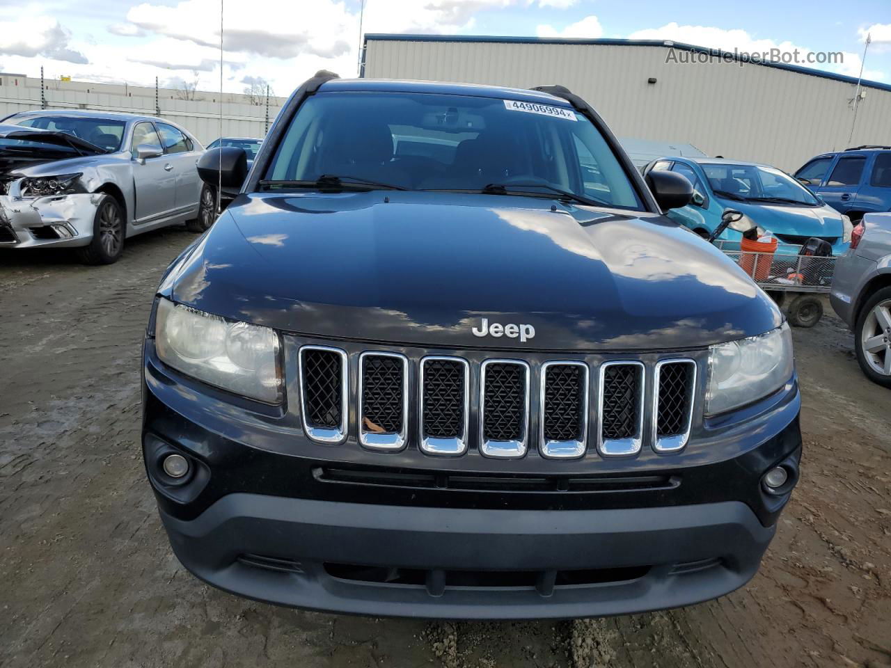 2014 Jeep Compass Sport Black vin: 1C4NJCBB5ED865517