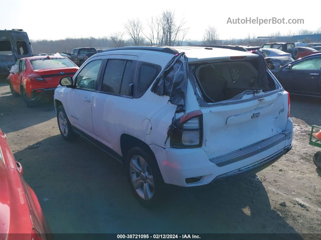 2016 Jeep Compass Sport White vin: 1C4NJCBB5GD590217