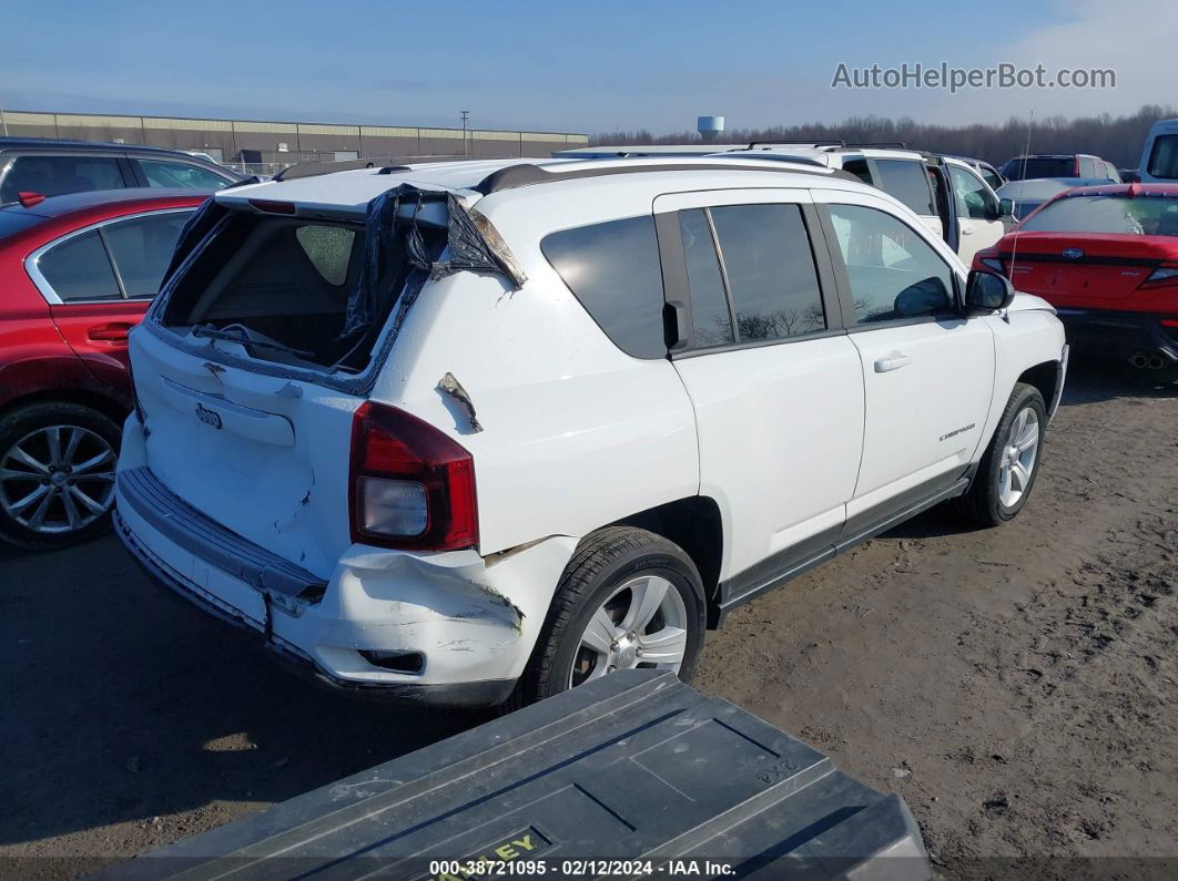 2016 Jeep Compass Sport White vin: 1C4NJCBB5GD590217