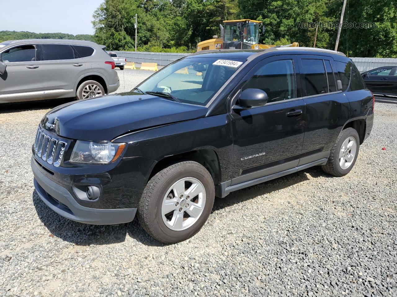 2016 Jeep Compass Sport Black vin: 1C4NJCBB5GD777179