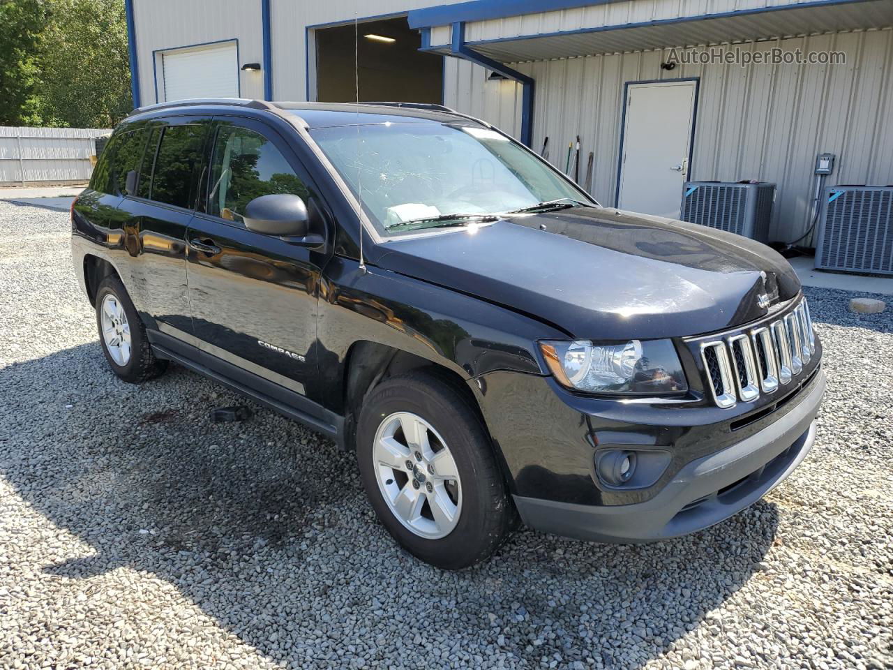 2016 Jeep Compass Sport Black vin: 1C4NJCBB5GD777179