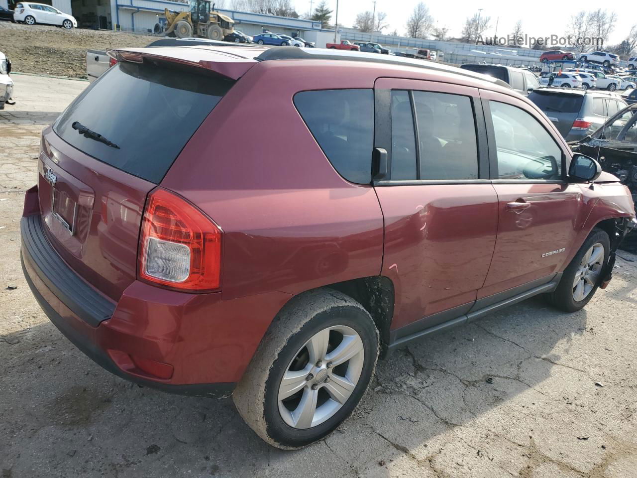 2013 Jeep Compass Sport Красный vin: 1C4NJCBB6DD205243