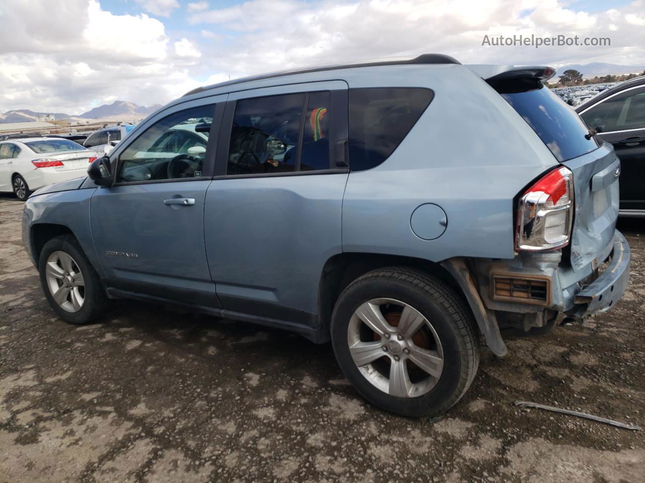 2013 Jeep Compass Sport Синий vin: 1C4NJCBB6DD219062