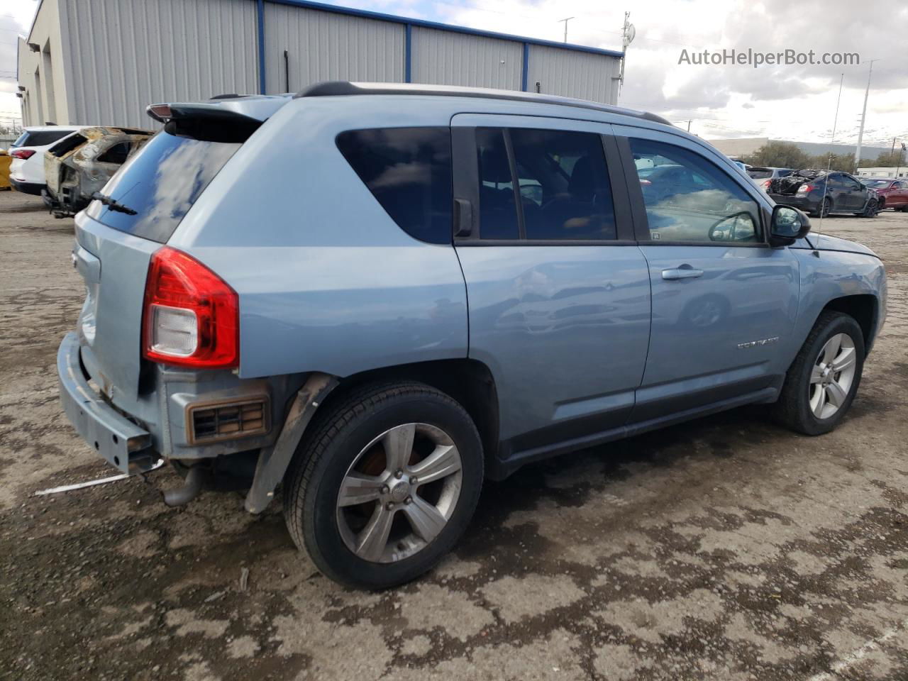 2013 Jeep Compass Sport Синий vin: 1C4NJCBB6DD219062