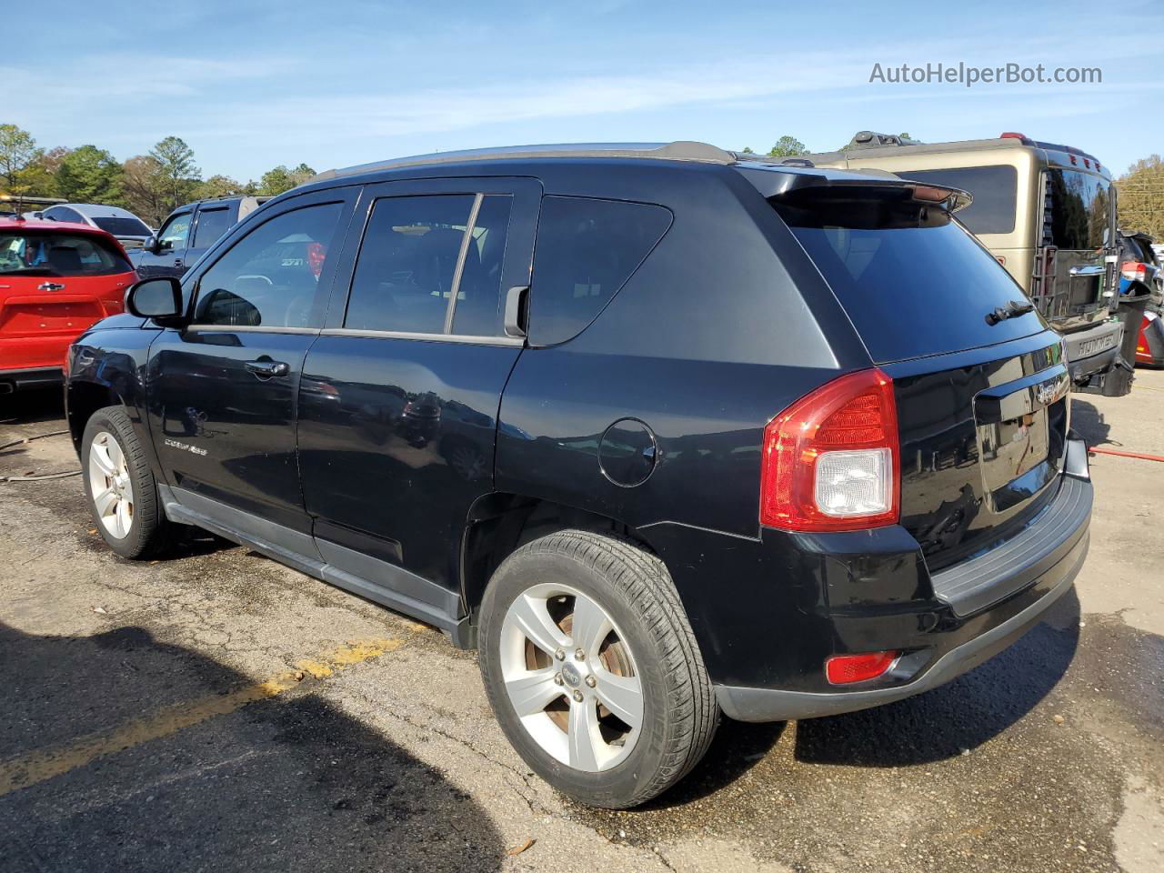 2013 Jeep Compass Sport Черный vin: 1C4NJCBB6DD225587