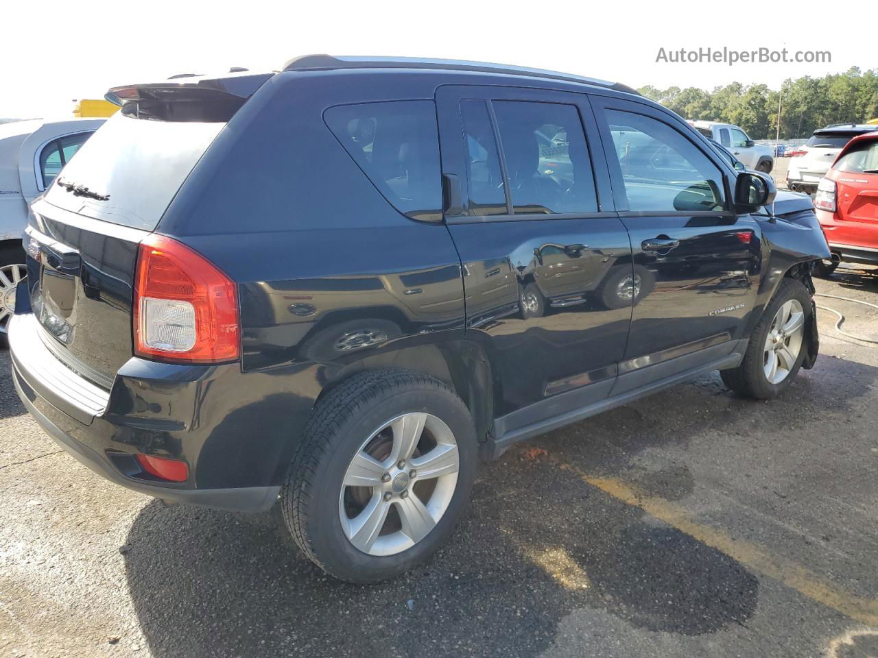 2013 Jeep Compass Sport Черный vin: 1C4NJCBB6DD225587