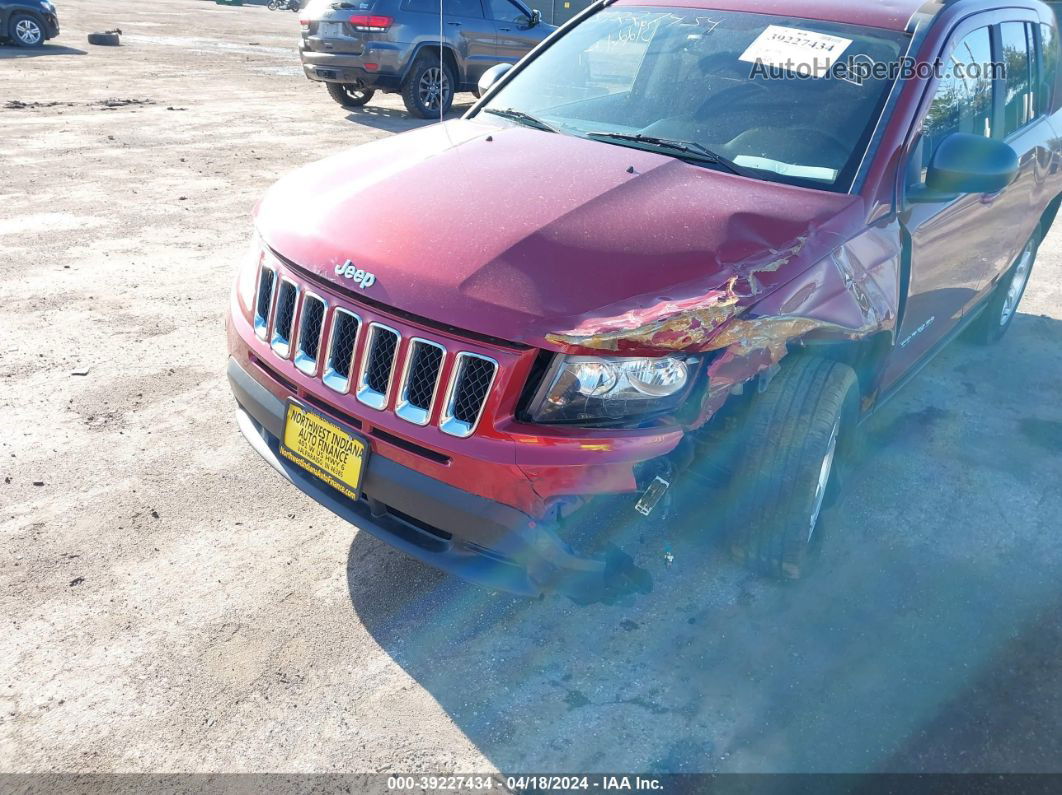 2016 Jeep Compass Sport Maroon vin: 1C4NJCBB6GD569618