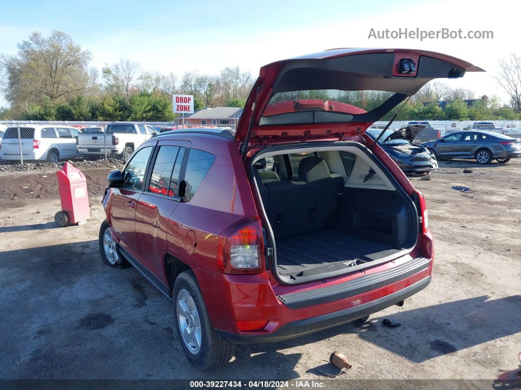 2016 Jeep Compass Sport Maroon vin: 1C4NJCBB6GD569618