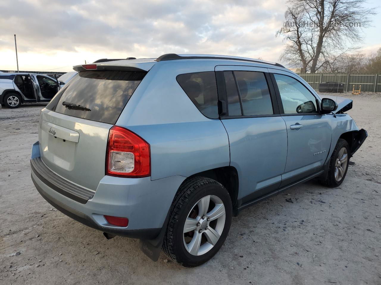 2013 Jeep Compass Sport Gray vin: 1C4NJCBB7DD255102