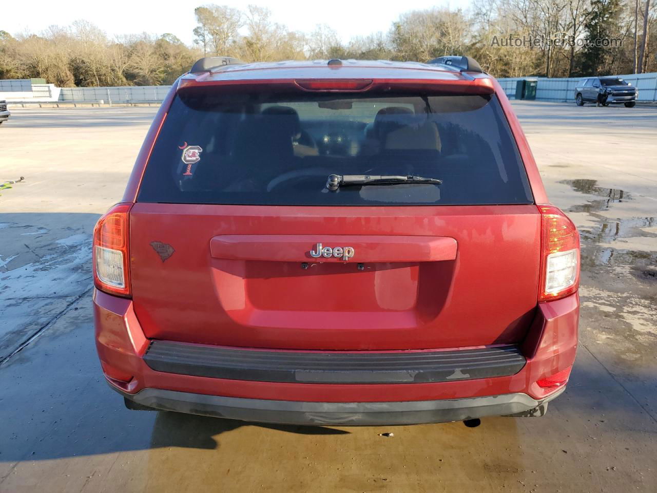 2013 Jeep Compass Sport Maroon vin: 1C4NJCBB8DD169135