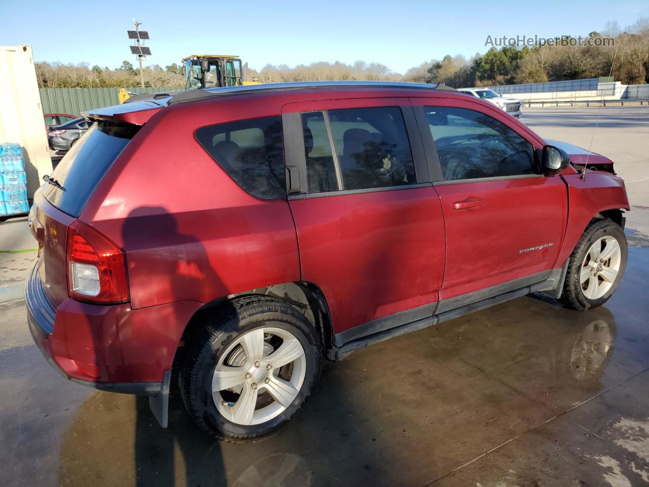 2013 Jeep Compass Sport Maroon vin: 1C4NJCBB8DD169135