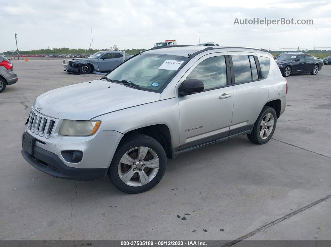 2013 Jeep Compass Sport Silver vin: 1C4NJCBB8DD230001