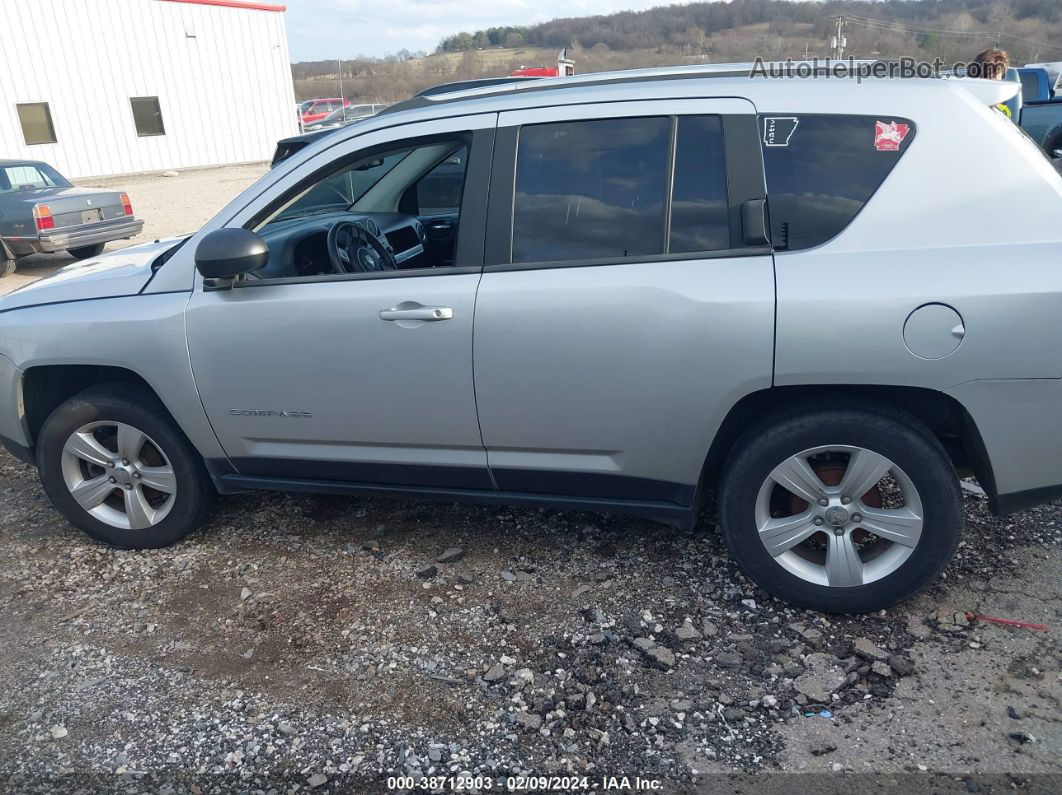 2014 Jeep Compass Sport Silver vin: 1C4NJCBB9ED586538