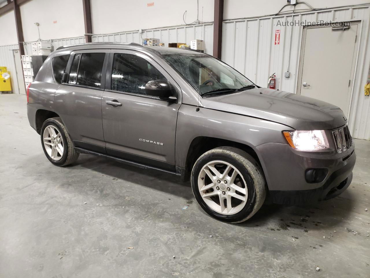 2013 Jeep Compass Limited Gray vin: 1C4NJCCB2DD203620