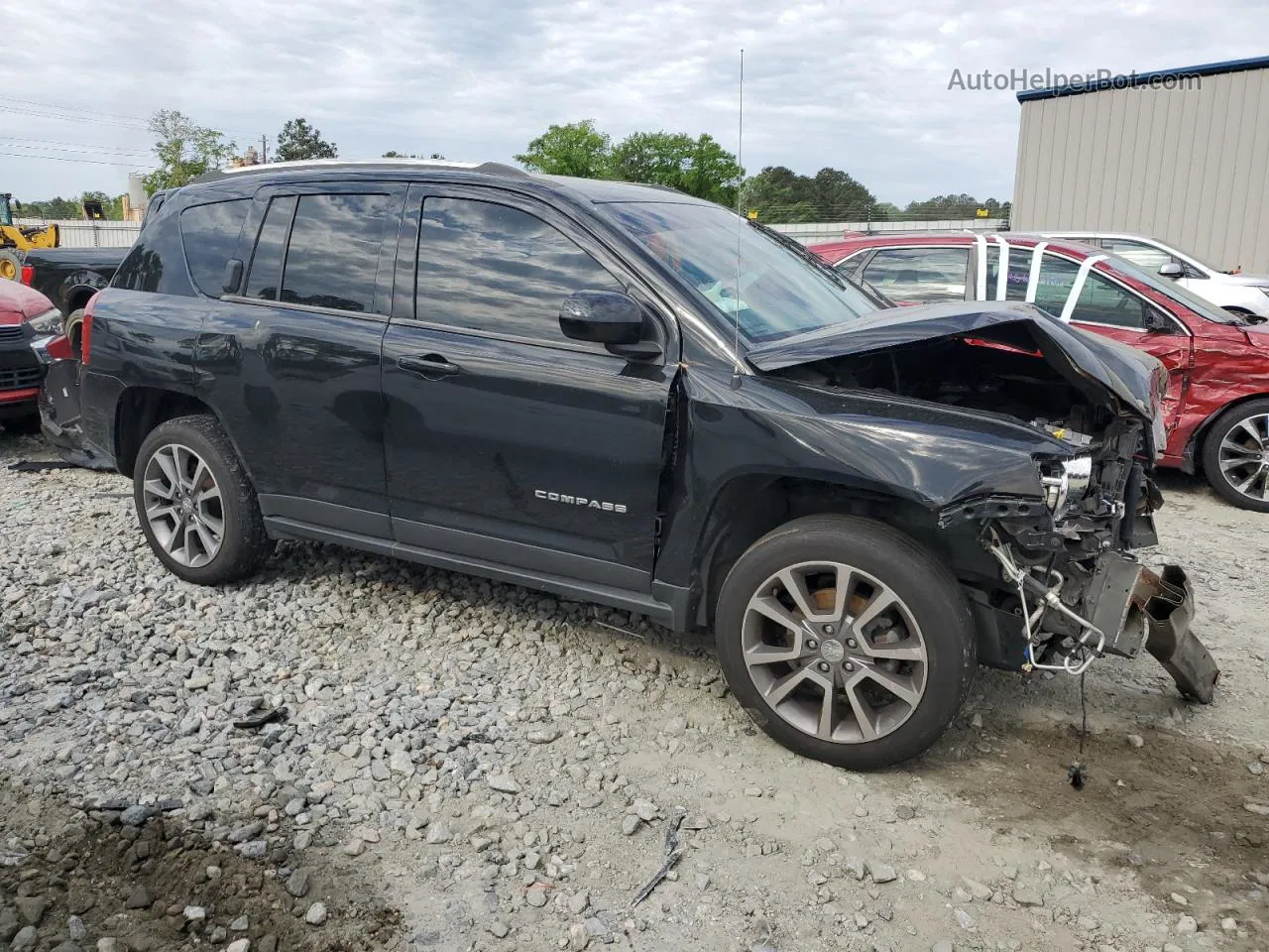 2014 Jeep Compass Limited Black vin: 1C4NJCCB3ED650779