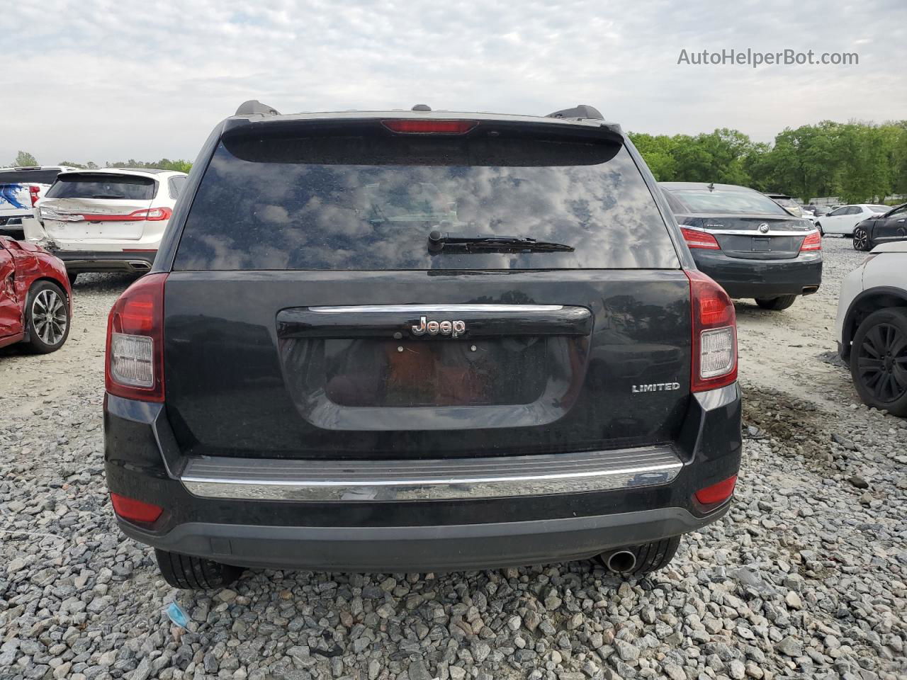 2014 Jeep Compass Limited Black vin: 1C4NJCCB3ED650779