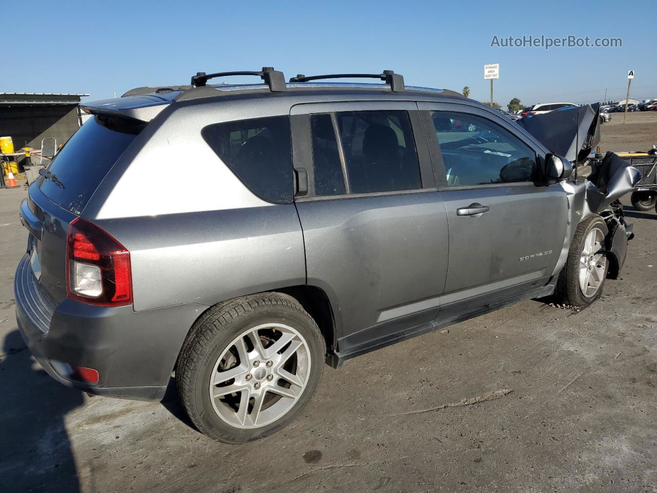 2014 Jeep Compass Limited Gray vin: 1C4NJCCB4ED619041