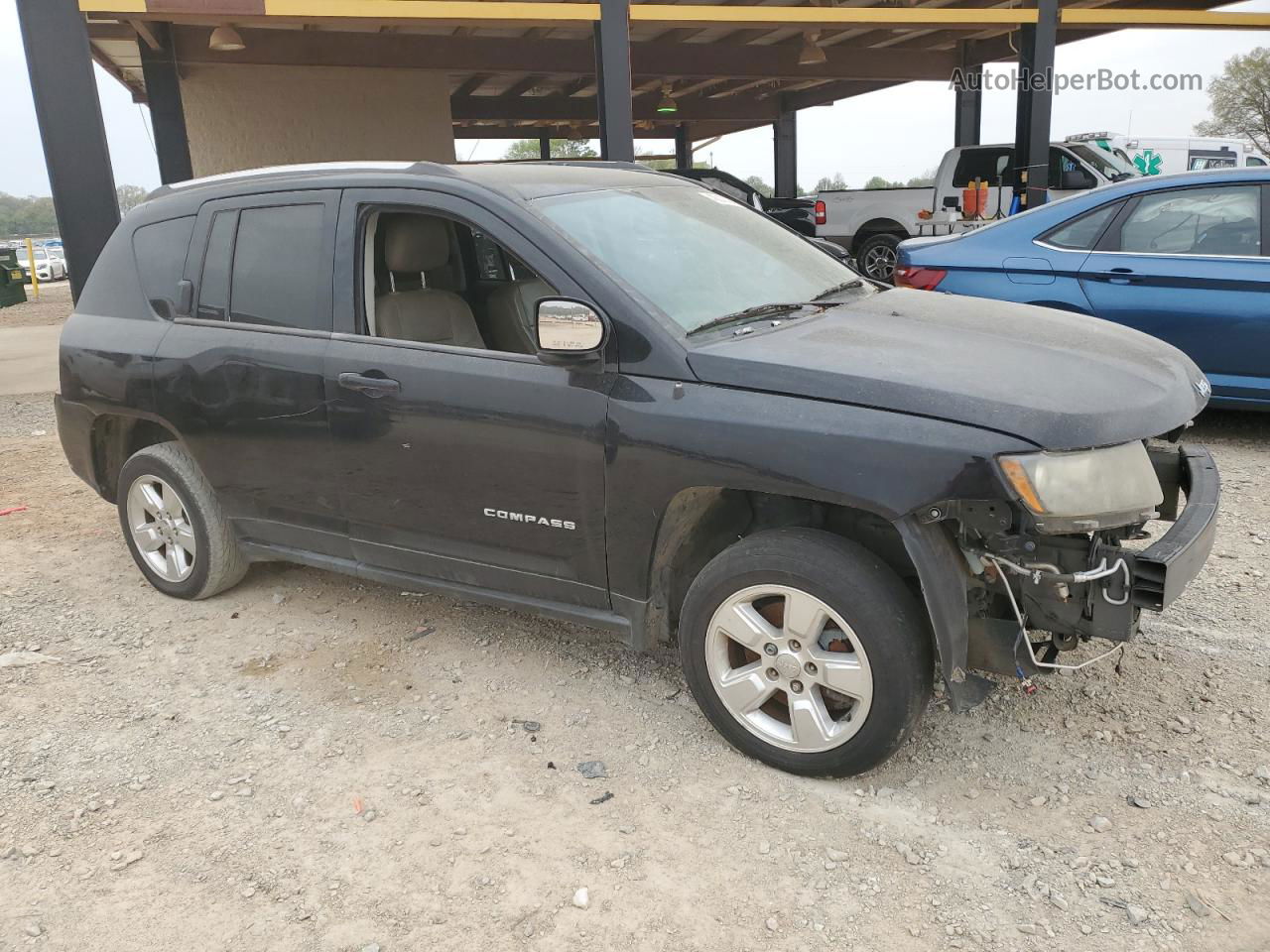 2014 Jeep Compass Limited Black vin: 1C4NJCCB7ED653331