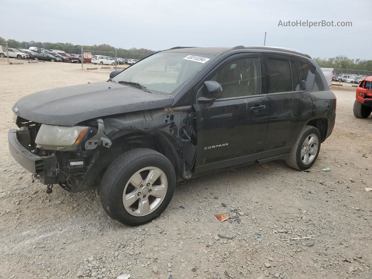 2014 Jeep Compass Limited Черный vin: 1C4NJCCB7ED653331