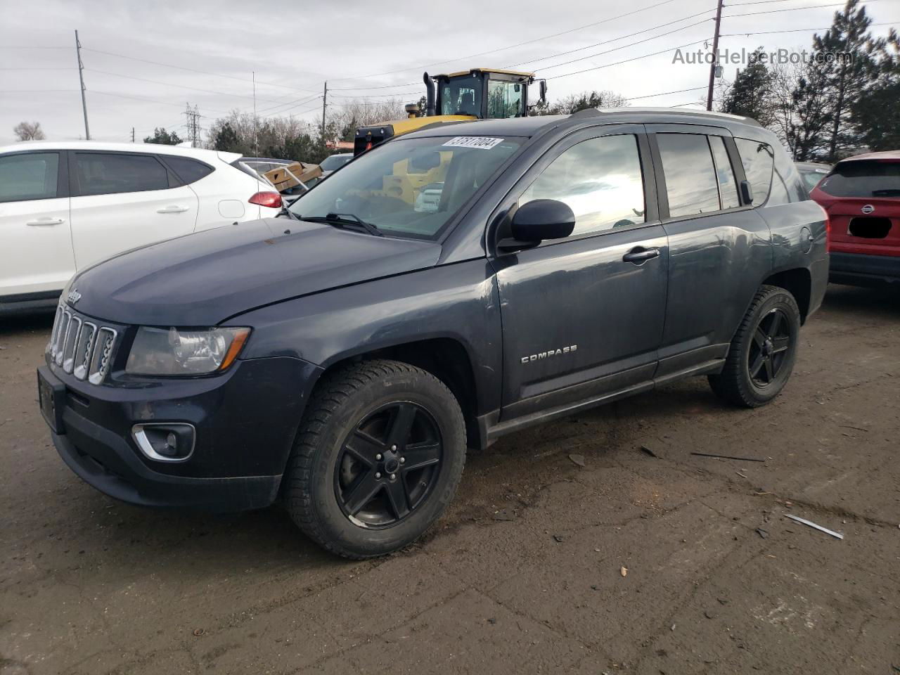 2014 Jeep Compass Limited Синий vin: 1C4NJCCB7ED709154